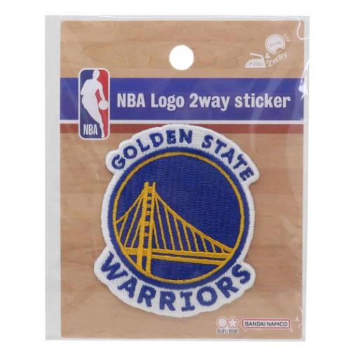 ロゴ刺繍ステッカー ワッペン NBA Golden State Warriors ゴールデンステイト ウォリアーズ 社コッカ 手芸用品 スポーツ