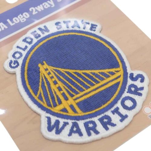 ロゴ刺繍ステッカー ワッペン NBA Golden State Warriors ゴールデンステイト ウォリアーズ 社コッカ 手芸用品 スポーツ