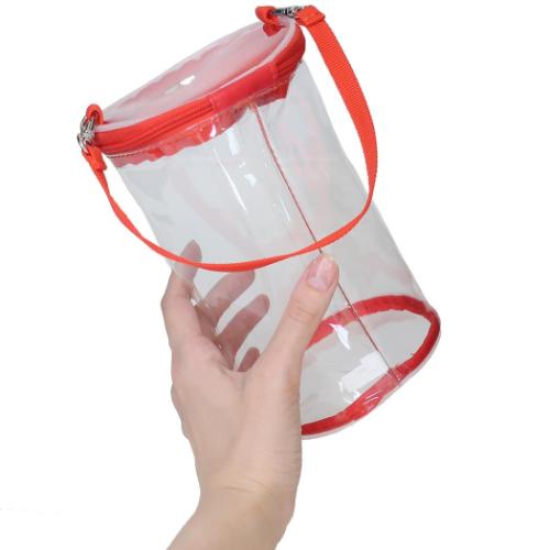 クリアポーチ ぬいぐるみポーチ レッド クーザ : キャラクターのシネマ