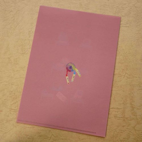 クリアフォルダー クリアファイルA5 UNEVEN CATS school 木野瀬