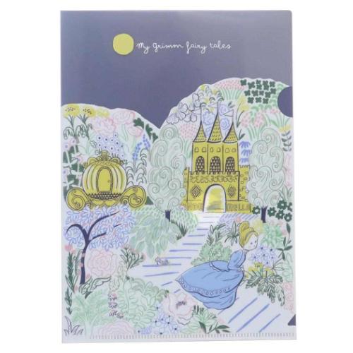 A5クリアファイル クリアファイル グリム童話 シンデレラ グリム童話 木野瀬印刷