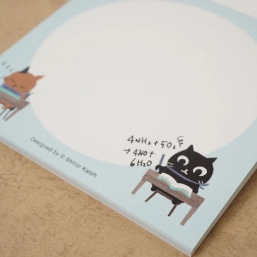 UNEVEN CATS スクエアメモ☆木野瀬印刷 木野瀬印刷 Shinzo Kato