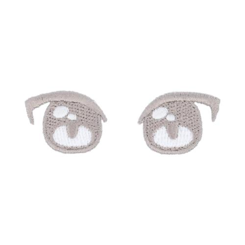 推し活アイテム ぬいフェイスワッペンM 目 NUIW-06 推しぬい F 清原 ぬい活 ドール 手作り アイロン接着