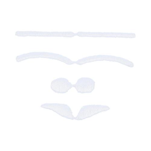 推し活アイテム ぬいフェイスワッペンM まゆげアソート 推しぬい W NUIW-12 清原 ぬい活 ドール 手作り アイロン接着