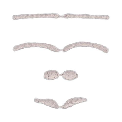 推し活アイテム ぬいフェイスワッペンS まゆげアソート GB 推しぬい NUIW-25 清原 ぬい活 ドール 手作り アイロン接着 推し活 KIYOHARA