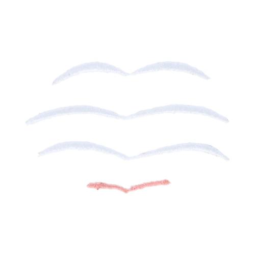 推し活アイテム ぬいフェイスワッペンM まゆげアソート NUIW-38 推しぬい W2 清原