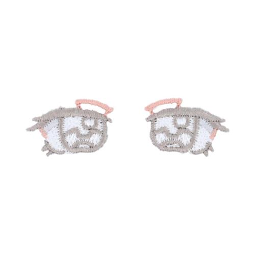 ぬいフェイスワッペンS 目 推し活アイテム NUIW-40 推しぬい K 二重ライン付き 清原