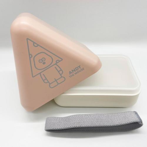 お弁当箱 ねずみのANDY おにぎりランチボックス ピンク アンディ ロータスウイング