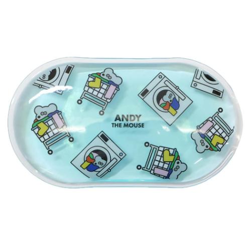 ランチ雑貨 保冷剤 ねずみのANDY ブルー BL アンディ ロータスウイング お弁当畜冷材