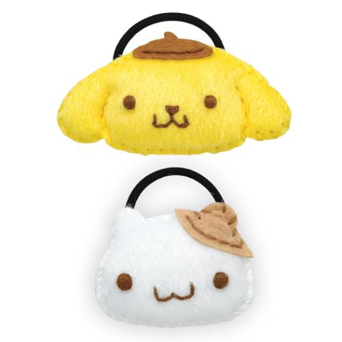 はじめてのソーイングキット ヘアゴムシリーズ 手芸用品 ポムポムプリン ポムポムプリン＆マフィン サンリオ 尾上萬 ハンドメイド 裁縫 キャラクター