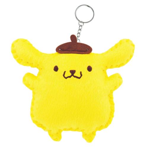 はじめてのソーイングキット キーホルダーシリーズ 手芸用品 サンリオ ポムポムプリン ジャンプ 尾上萬 ハンドメイド 裁縫 キャラクター