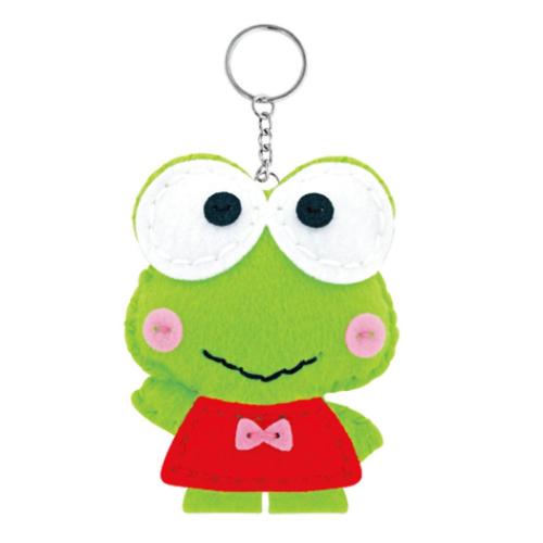 はじめてのソーイングキット キーホルダーシリーズ 手芸用品 けろけろけろっぴ 尾上萬 サンリオ ハンドメイド 裁縫 キャラクター