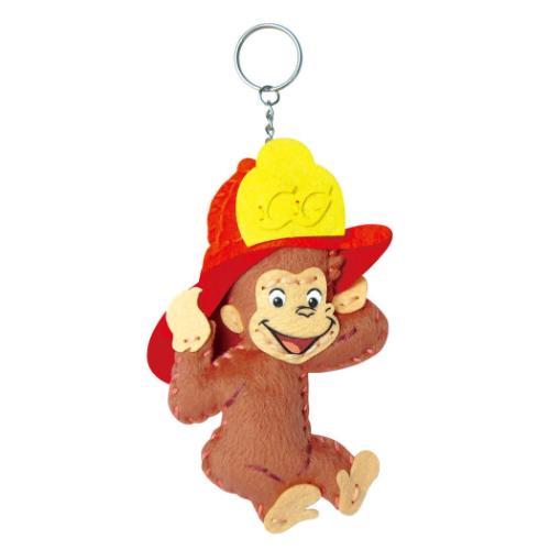 はじめてのソーイングキット キーホルダーシリーズ 手芸用品 ぼうし おさるのジョージ 尾上萬