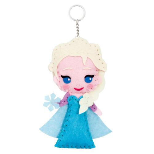 はじめてのソーイングキット キーホルダーシリーズ 手芸用品 アナと雪の女王 エルサ 尾上萬 ディズニー ハンドメイド 裁縫