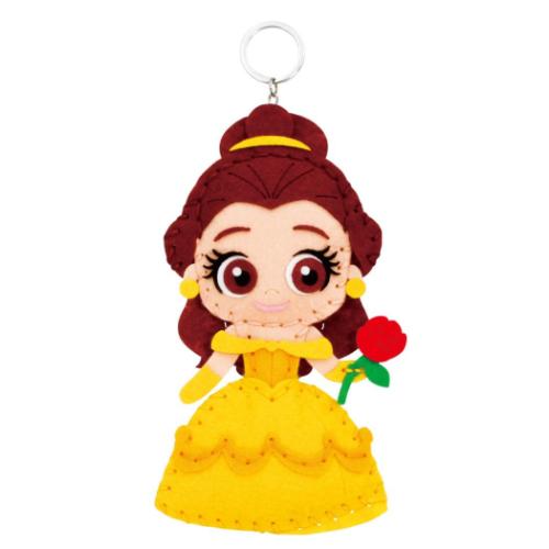 手芸用品 はじめてのソーイングキット キーホルダーシリーズ ベル 美女と野獣 ディズニープリンセス 尾上萬