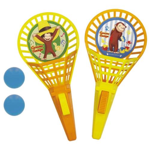 おさるのジョージ 絵本キャラクター おもちゃ ポン デ キャッチ 尾上萬