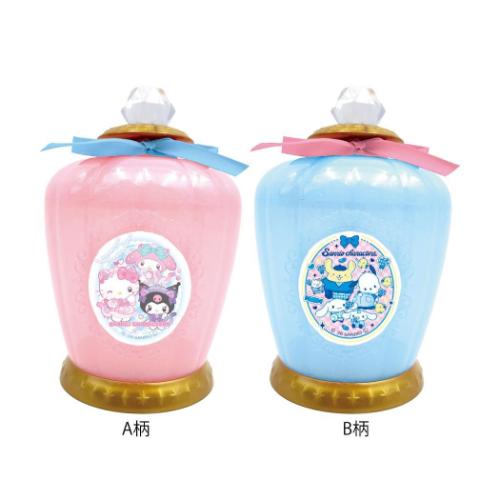 お菓子 ラメキャニスター サンリオキャラクターズ クランチチョコ 3個入り サンリオ 尾上萬 義理チョコ 友チョコ 自分チョコ