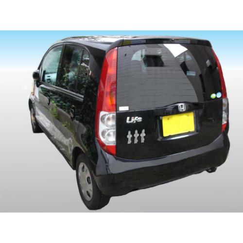 ビッグステッカー エンブレムステッカー ムーミン ニョロニョロ 北欧 三金商事 MEIHO カー用品 キャラクター