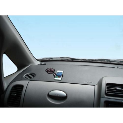 カー用品 ねこのすべり止めマット クロ ねこ 三金商事 MEIHO ダッシュボード