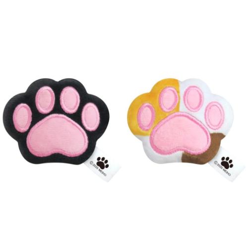 カー用品 ふわふわ肉球シートベルトストッパー ねこ 三金商事