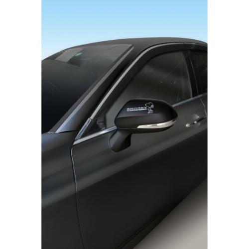 ドアミラーエンブレムステッカー ビッグステッカー スヌーピー ピーナッツ 三金商事 MEIHO カー用品