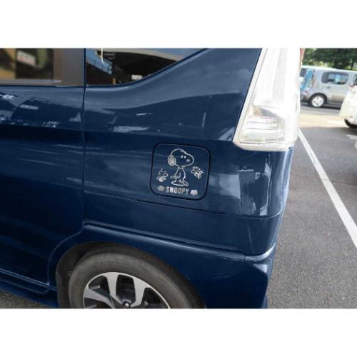 ビッグステッカー エンブレムステッカー スヌーピー スタンディング 三金商事 ピーナッツ MEIHO カー用品