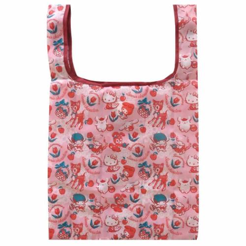Yahoo! Yahoo!ショッピング(ヤフー ショッピング)スイマーxサンリオキャラクターズ SWIMMERxSANRIO キャラクター ショッピングバッグ 折り畳みエコバッグ ピンク
