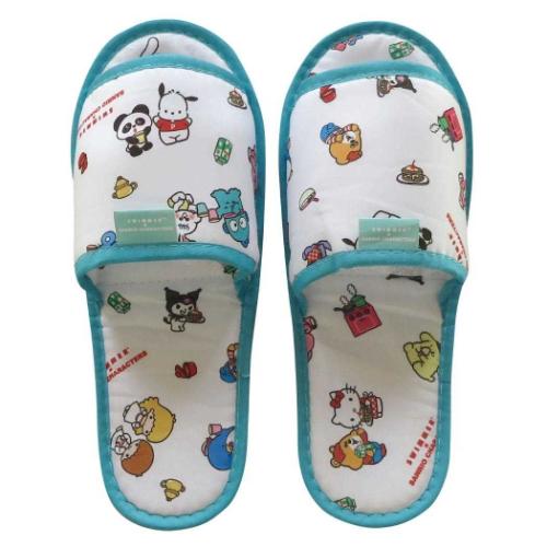 スイマーxサンリオキャラクターズ キャラクター トラベルグッズ 携帯スリッパ ホワイト SWIMMERxSANRIO グッズ