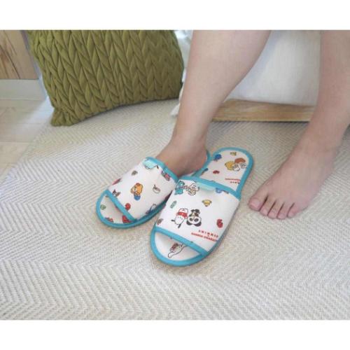 スイマーxサンリオキャラクターズ キャラクター トラベルグッズ 携帯スリッパ ホワイト SWIMMERxSANRIO グッズ