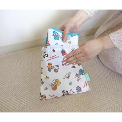 スイマーxサンリオキャラクターズ キャラクター トラベルグッズ 携帯スリッパ ホワイト SWIMMERxSANRIO グッズ