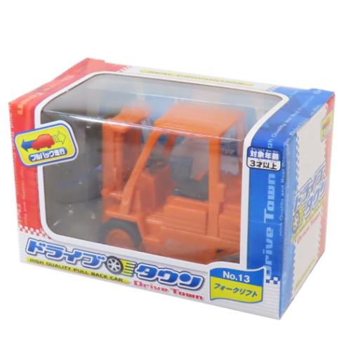 おもちゃ ドライブタウン プルバックカー 自動車 NO.13 フォークリフト ミニカー くるま のりもの