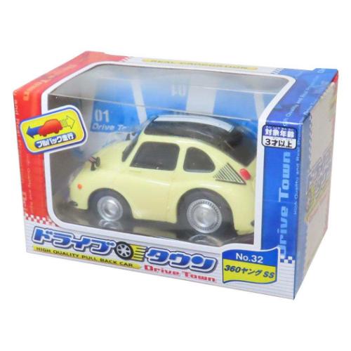 プルバックカー ドライブタウン おもちゃ 自動車 マルカ株式会社 NO.32 スバル 360ヤングSS グッズ