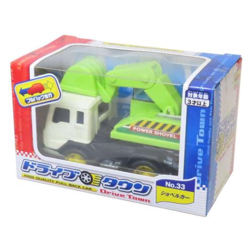 プルバックカー ドライブタウン おもちゃ 自動車 マルカ株式会社 NO.33 ショベルカー グッズ