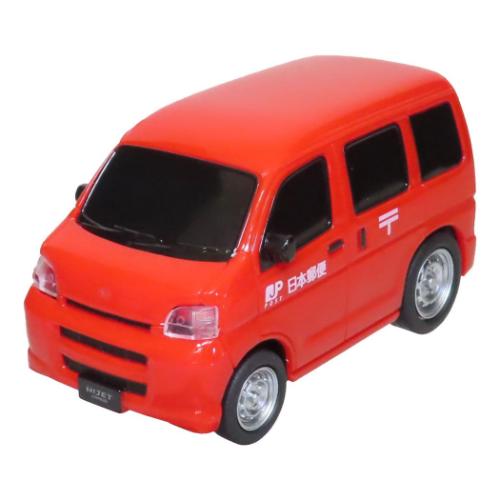 おもちゃ ドライブタウン プルバックカー 自動車 NO.34 ダイハツ ハイゼットカーゴ郵便車 ミニカー くるま のりもの