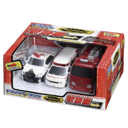 おもちゃ ドライブタウン プルバックカー 自動車 Premium3 緊急