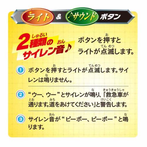 ３点ソフトセット!別売り可能!!! Amazon | マルカ(Maruka) フリクション サイレン救急車 おもちゃ