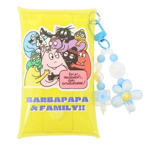 Yahoo! Yahoo!ショッピング(ヤフー ショッピング)バーバパパ チャーム付きクリアマルチケースS ミニポーチ ファミリー BARBAPAPA キャラクター