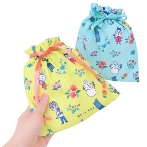 巾着袋 巾着M コジコジ マリモクラフト さくらももこ きんちゃくポーチ 小物入れ