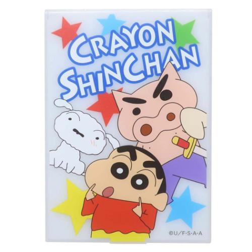 手鏡 折り畳みミラー クレヨンしんちゃん しんちゃん＆シロ＆ぶりぶりざえもん マリモクラフト