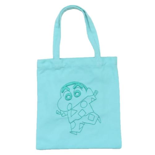 まんまのまんま　刺繍　手提げトート　新品タグ付き トートバッグ 刺繍ミニトート クレヨンしんちゃん パジャマ柄