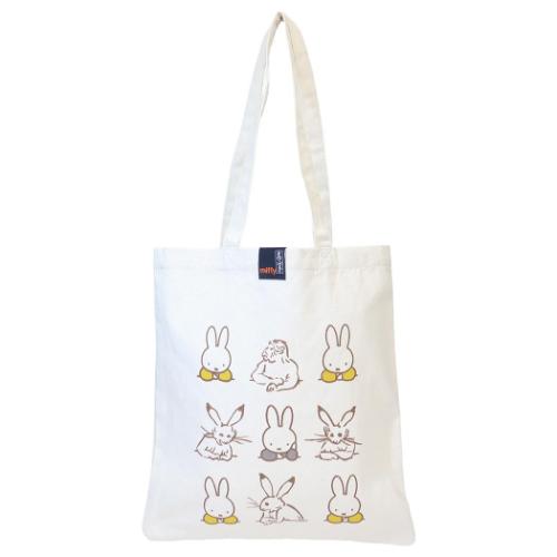 手提げかばん トートバッグ ミッフィー miffyx鳥獣戯画 わいわいガヤガヤ マリモクラフト ディックブルーナ サブバッグ 絵本キャラクター