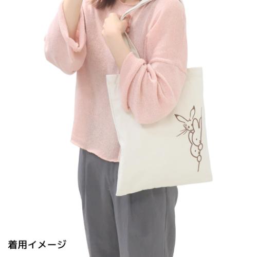 手提げかばん トートバッグ ミッフィー miffyx鳥獣戯画 わいわいガヤガヤ マリモクラフト ディックブルーナ サブバッグ 絵本キャラクター