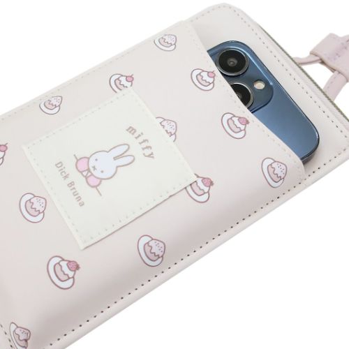 ミッフィー スマホポーチ ショルダーポーチ ケーキ　おいしいものシリーズ ディックブルーナ マリモクラフト | ブランド登録なし | 03
