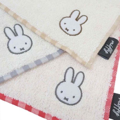 ガーゼギンガムハンカチ ミニタオル ミッフィー GY マリモクラフト