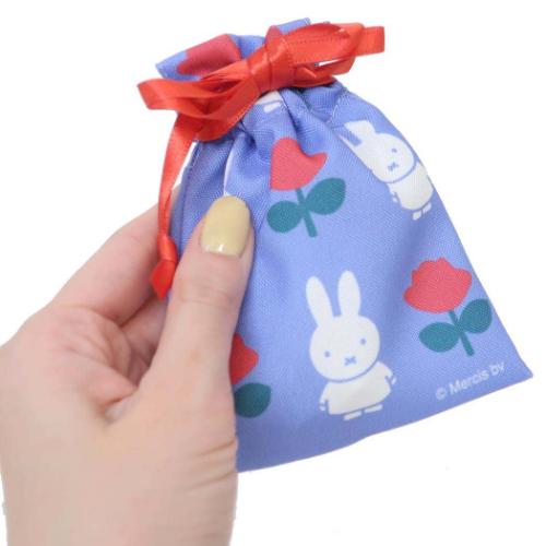 ミニ巾着袋 豆巾着 ミッフィー ディックブルーナ MIFFY and ROSE BL マリモクラフト まめきんちゃく 小物入れ 絵本キャラクター