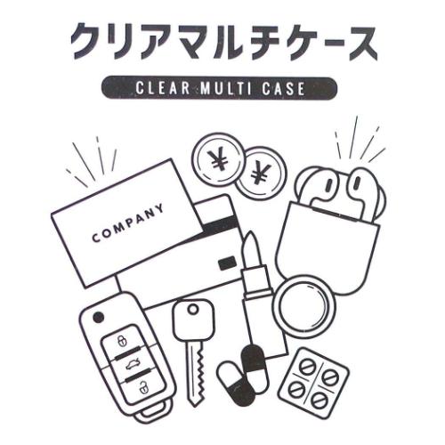 クリアポーチ クリアマルチケースS ミッフィー MIFFY and ANIMALS ディックブルーナ マリモクラフト 小物入れ