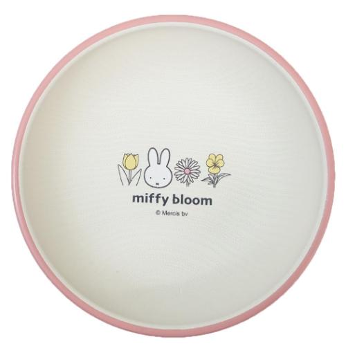 ミッフィー 絵本キャラクター 中皿 ラウンドプレートS miffy bloom