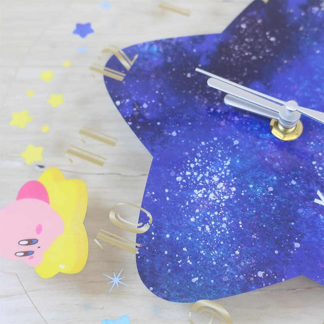 星のカービィ 壁掛け時計 アクリル壁掛け時計 ワープスター マリモ