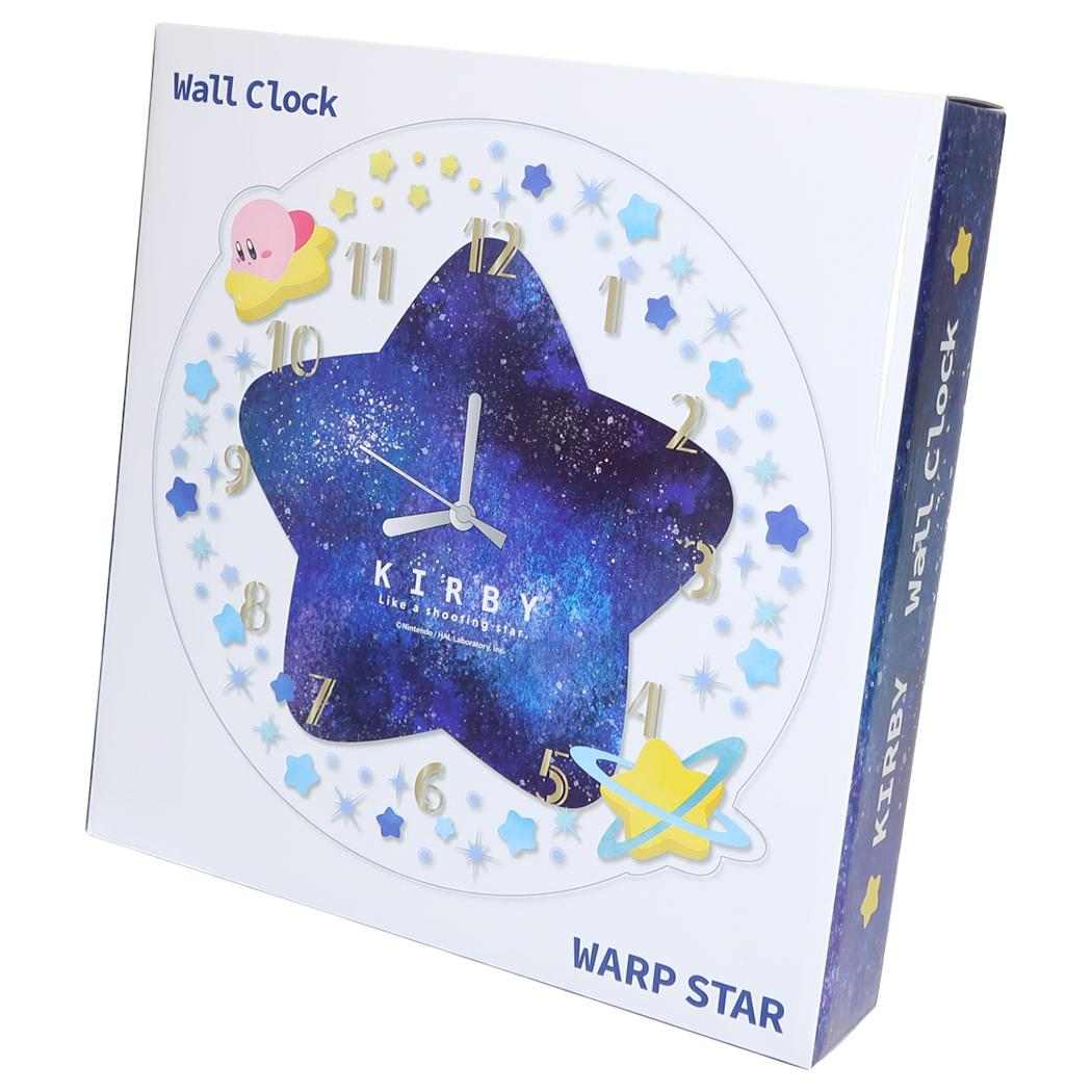 星のカービィ 壁掛け時計 アクリル壁掛け時計 ワープスター マリモ