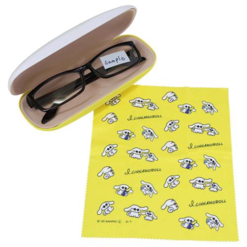 アイシナモロール サンリオ キャラクター 眼鏡ケース クロス付きメガネケース サングラス